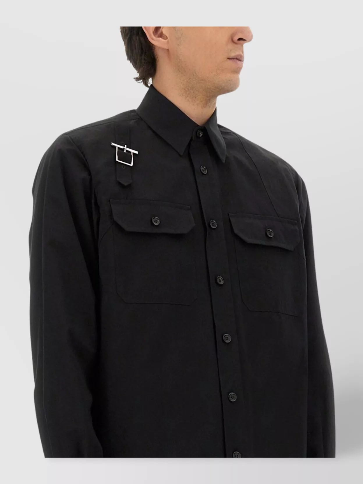 Alexander Mcqueen Shirt Jacket Harness Detail