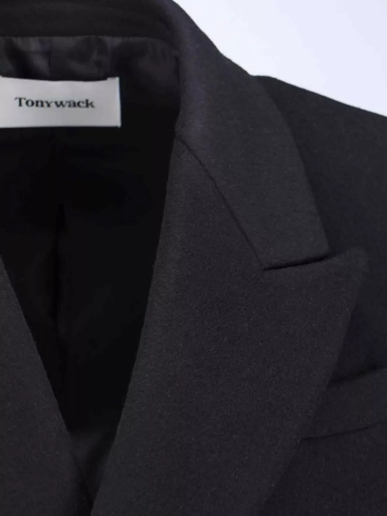 Tonywack Double-Breasted Long Jacket Flap Pockets