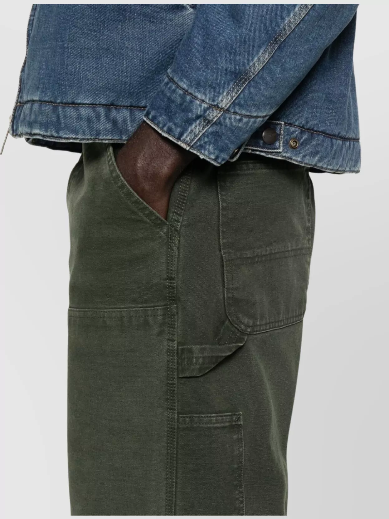 Carhartt Wip Organic Cotton Trousers With Double Knee Design