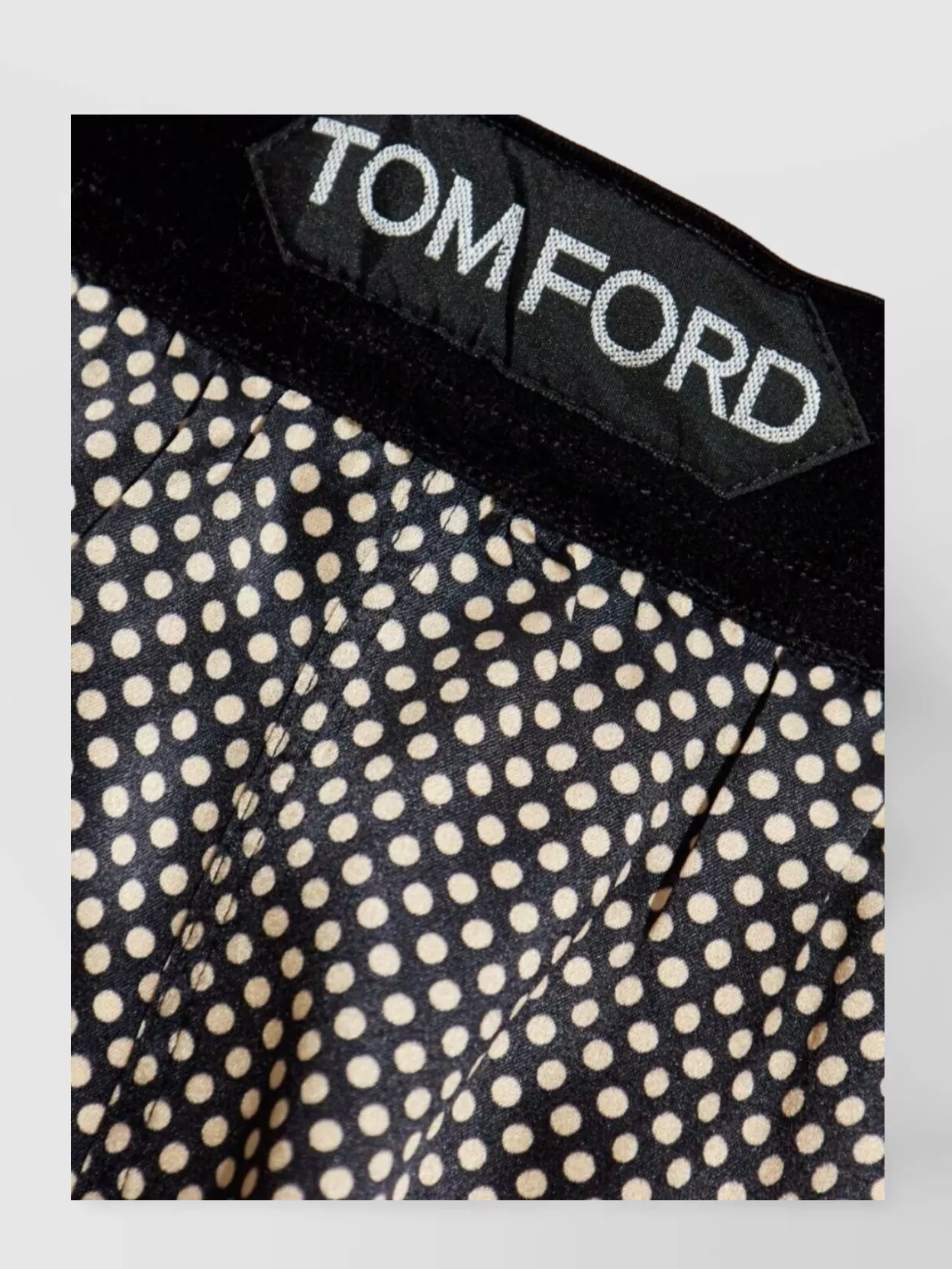 Tom Ford Shorts Stile Pigiama In Seta A Pois