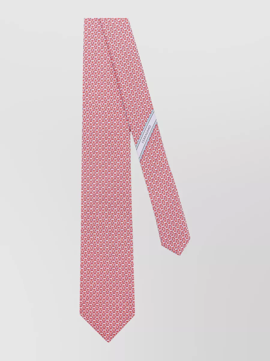 Ferragamo silk printed tie