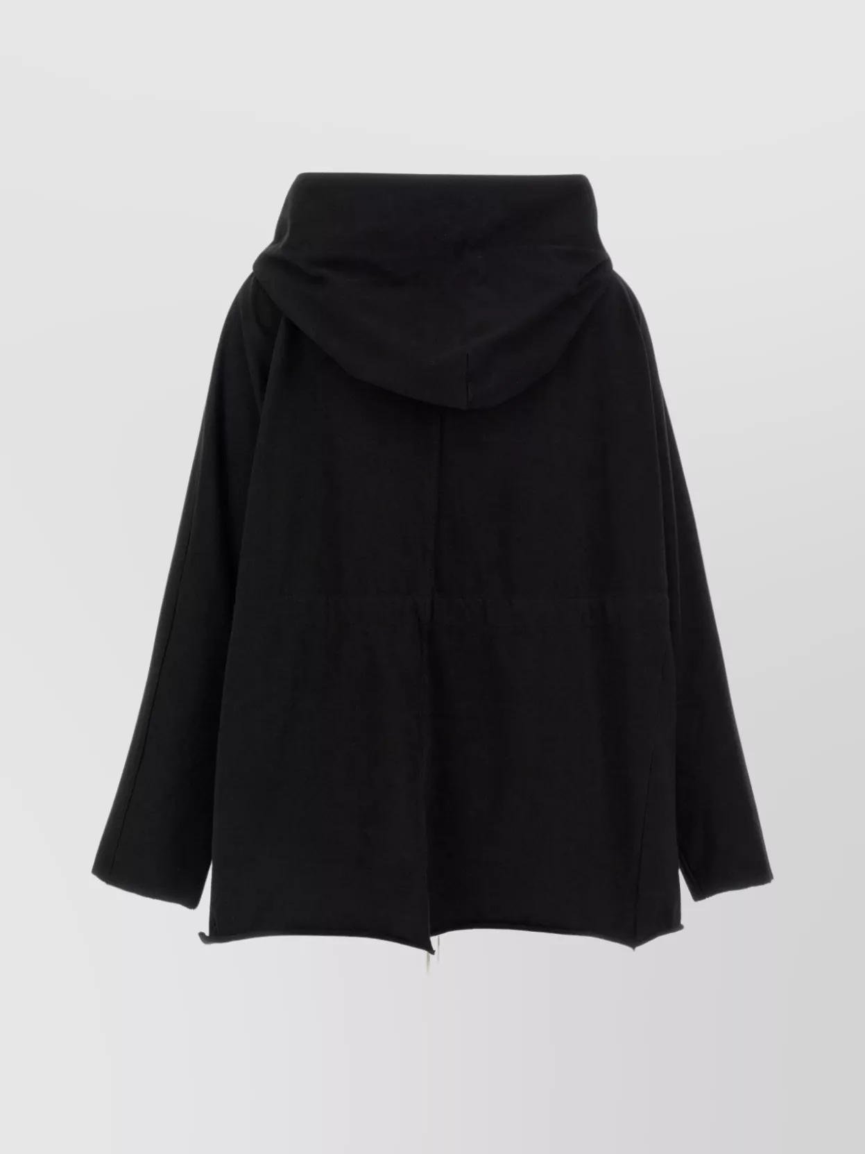 ワンピース RICK OWENS HOODED TUNIC MINI DRESS Rick Owens Hooded Tunic Mini Dress With Adjustable Waist In