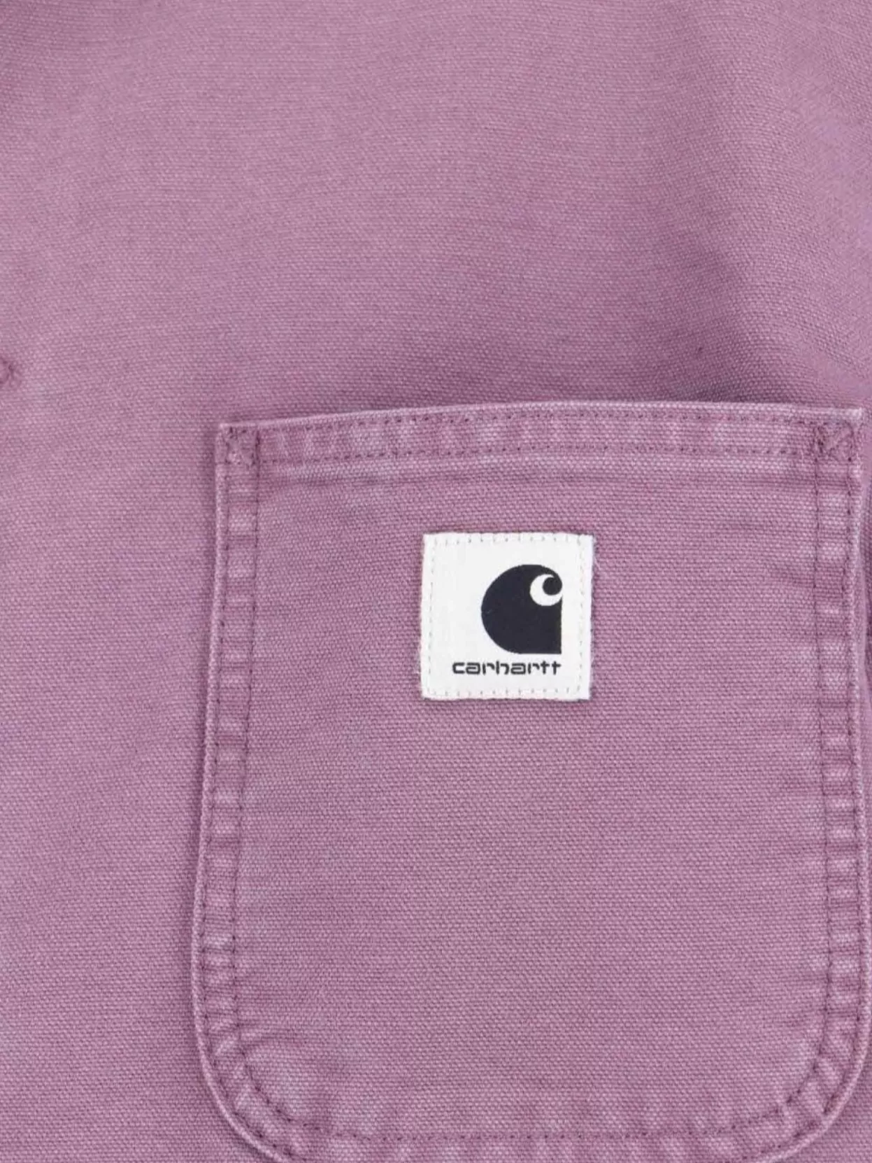 Carhartt Casual Jacket With Contrast Collar And Pockets In Purple