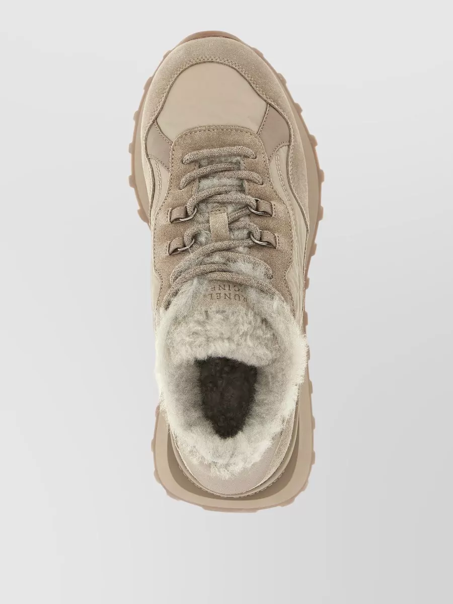 Brunello Cucinelli Suede Low-Top Sneakers