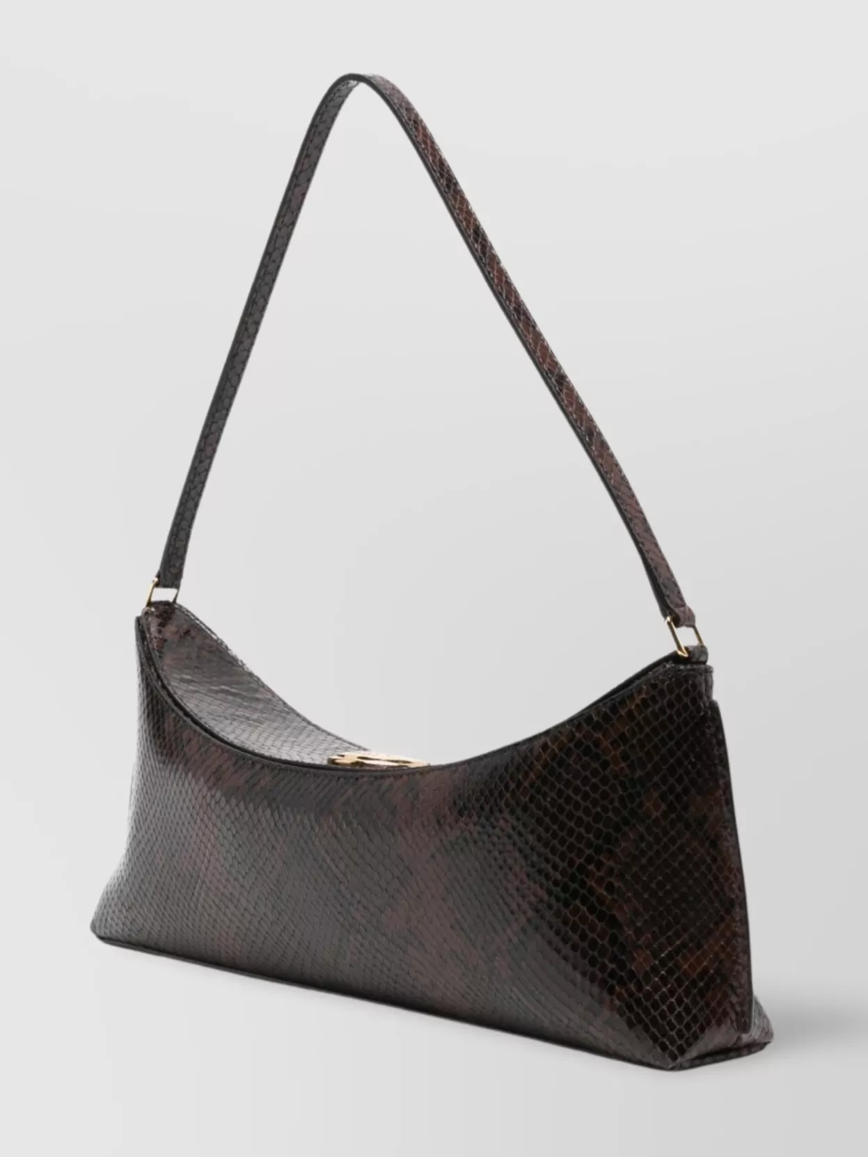 Jacquemus Snake Print Shoulder Bag With Detachable Strap