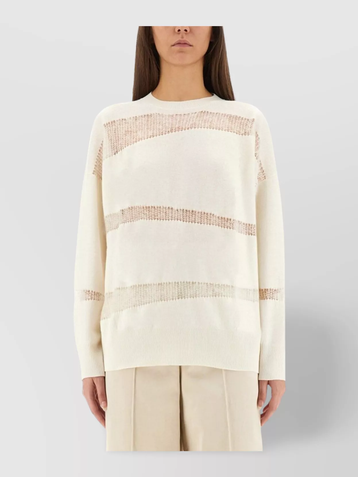 Fabiana Filippi Striped Knitwear Long Sleeves