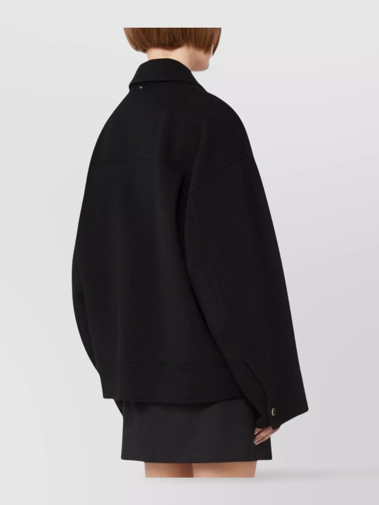 Sportmax Bomber Inspired Double Wool Pea Coat