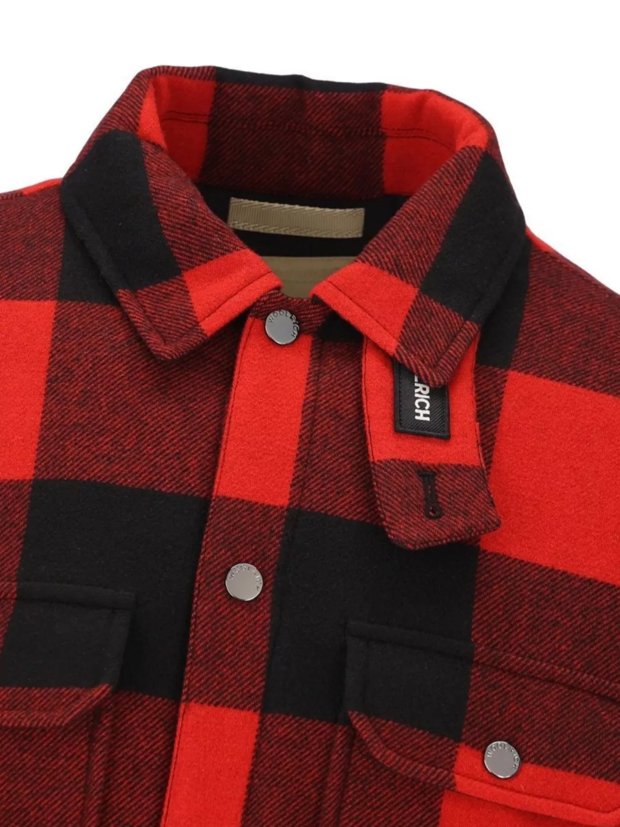 Woolrich Jacket With Chest Pockets And Collared Neck