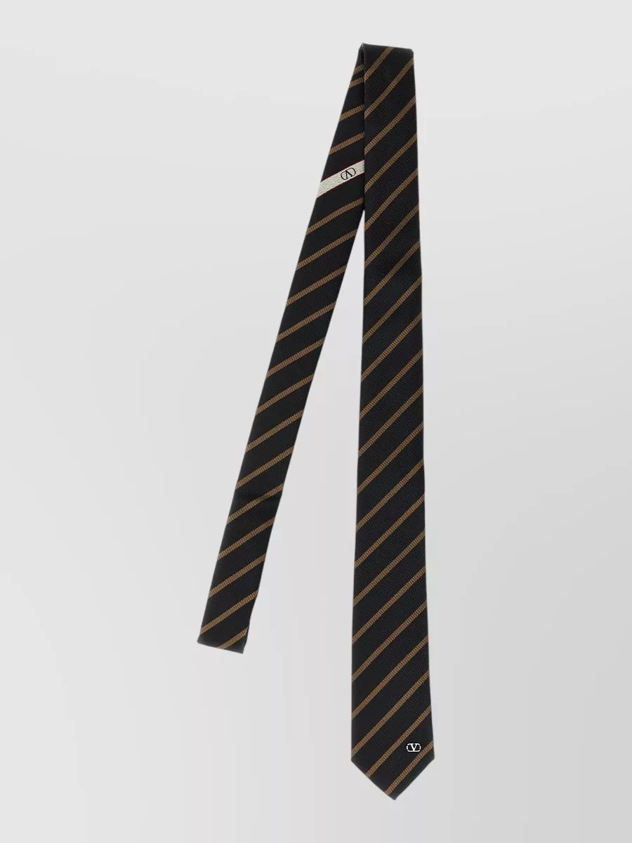 Valentino Garavani silk regimental striped tie