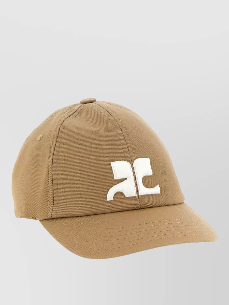 Courrèges Cotton Canvas Baseball Cap