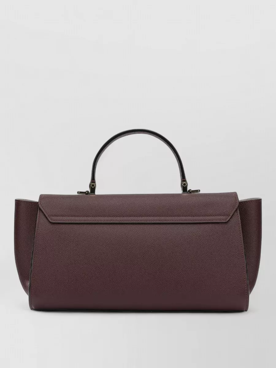 Valextra Iside Medium Leather Shoulder Bag