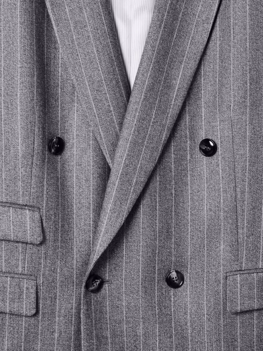 Giorgio Armani Double-Breasted Wool Coat