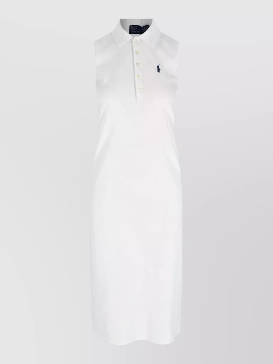 Polo Ralph Lauren Sleeveless Dress With Knee Length Design