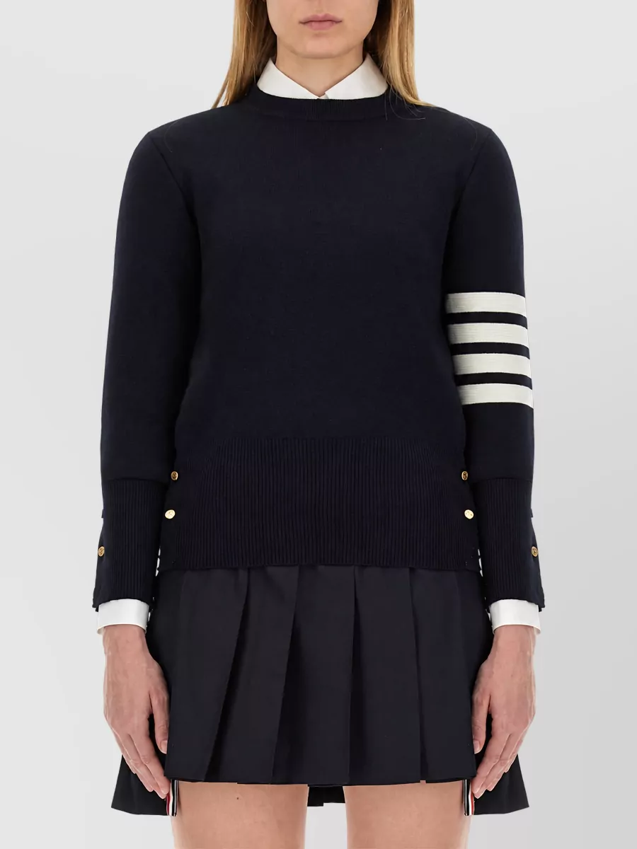 Thom Browne Wool Milano Stitch Sweatshirt