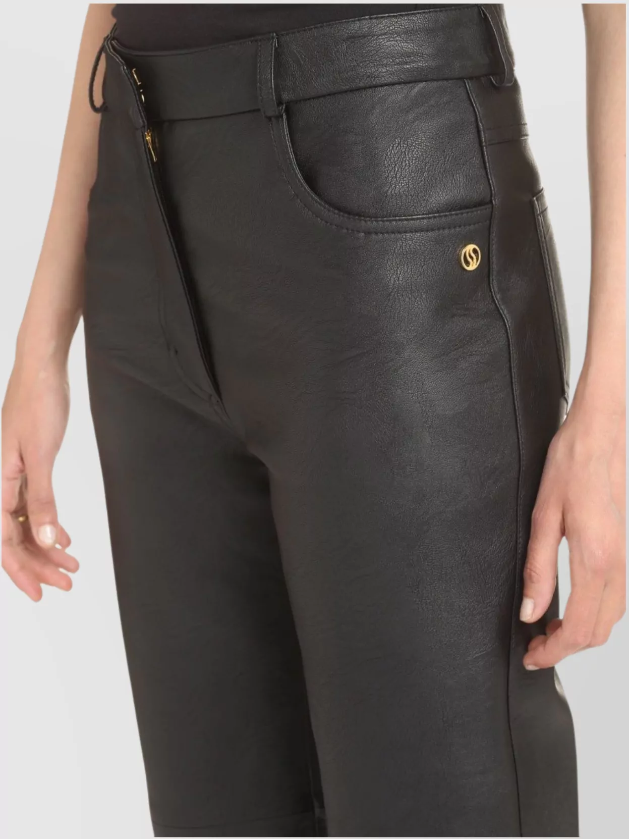 Stella Mccartney Alter Mat Faux Leather Trousers