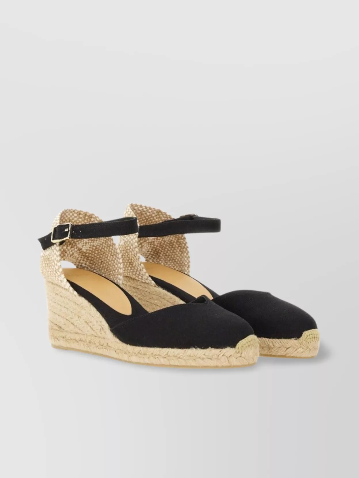 Castaner Closed Toe Wedge Heel Espadrille