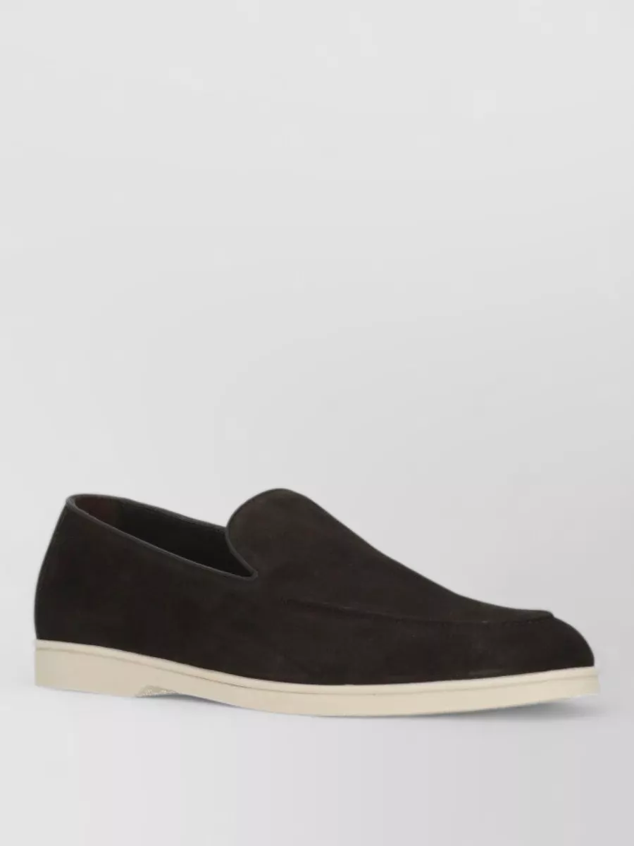 Doucal's suede leather loafers