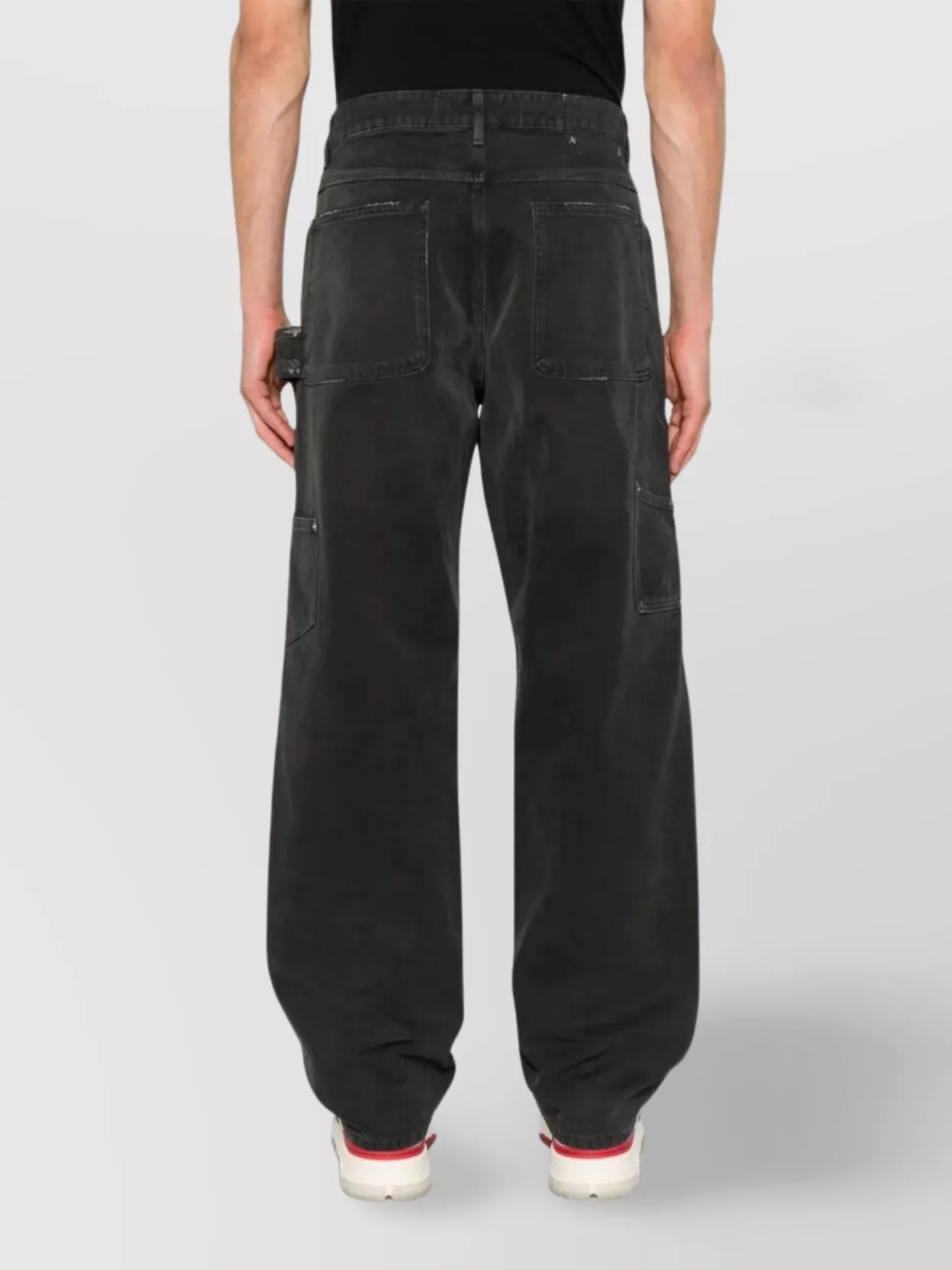 Golden Goose Marley Cotton Destroyed Garment Dyed Pants