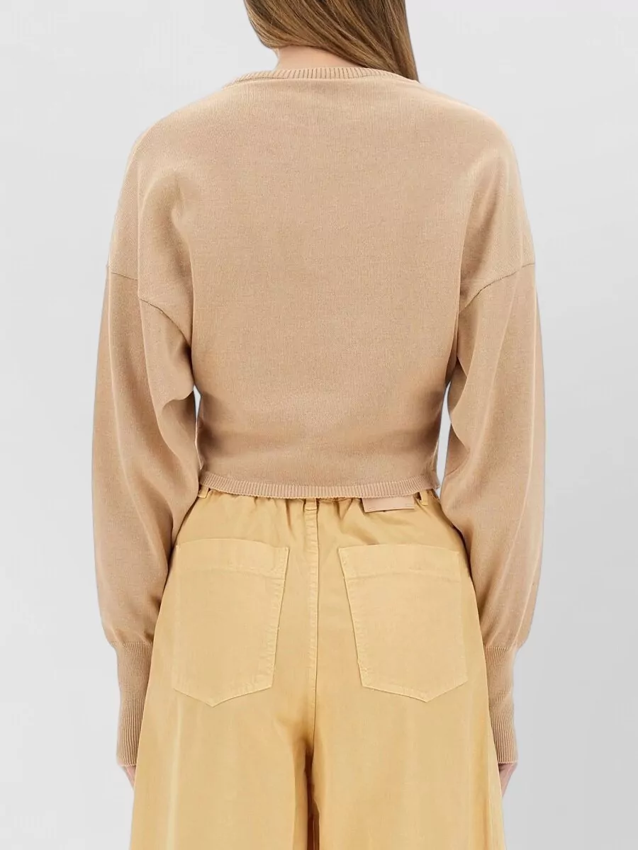 Alysi Cropped Cotton Jumper