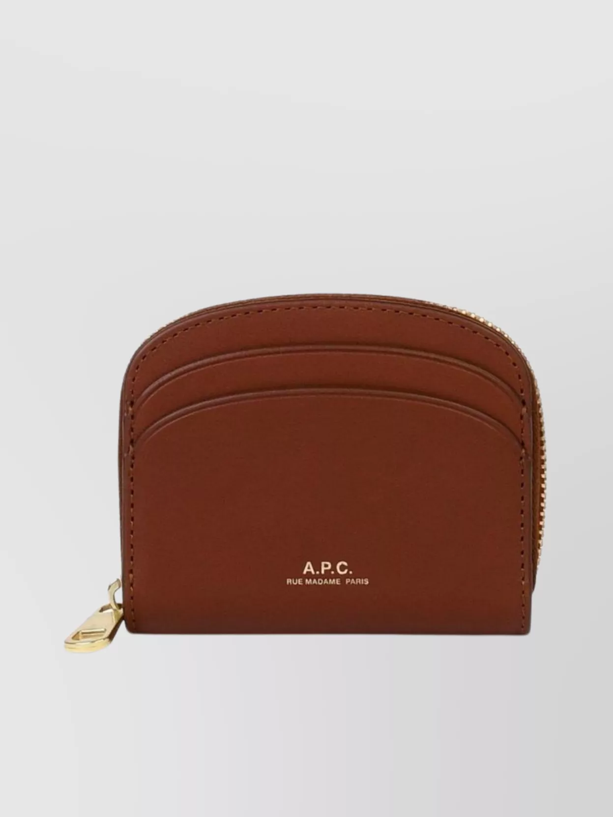 Shop Apc Small Leather Wallet Gold-tone Hardware