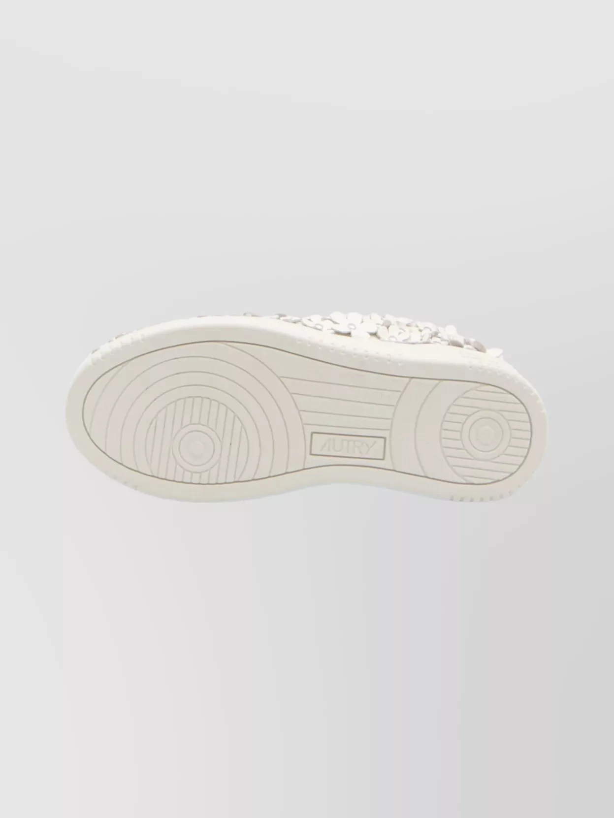 Autry Floral Embellished Low Top Sneakers