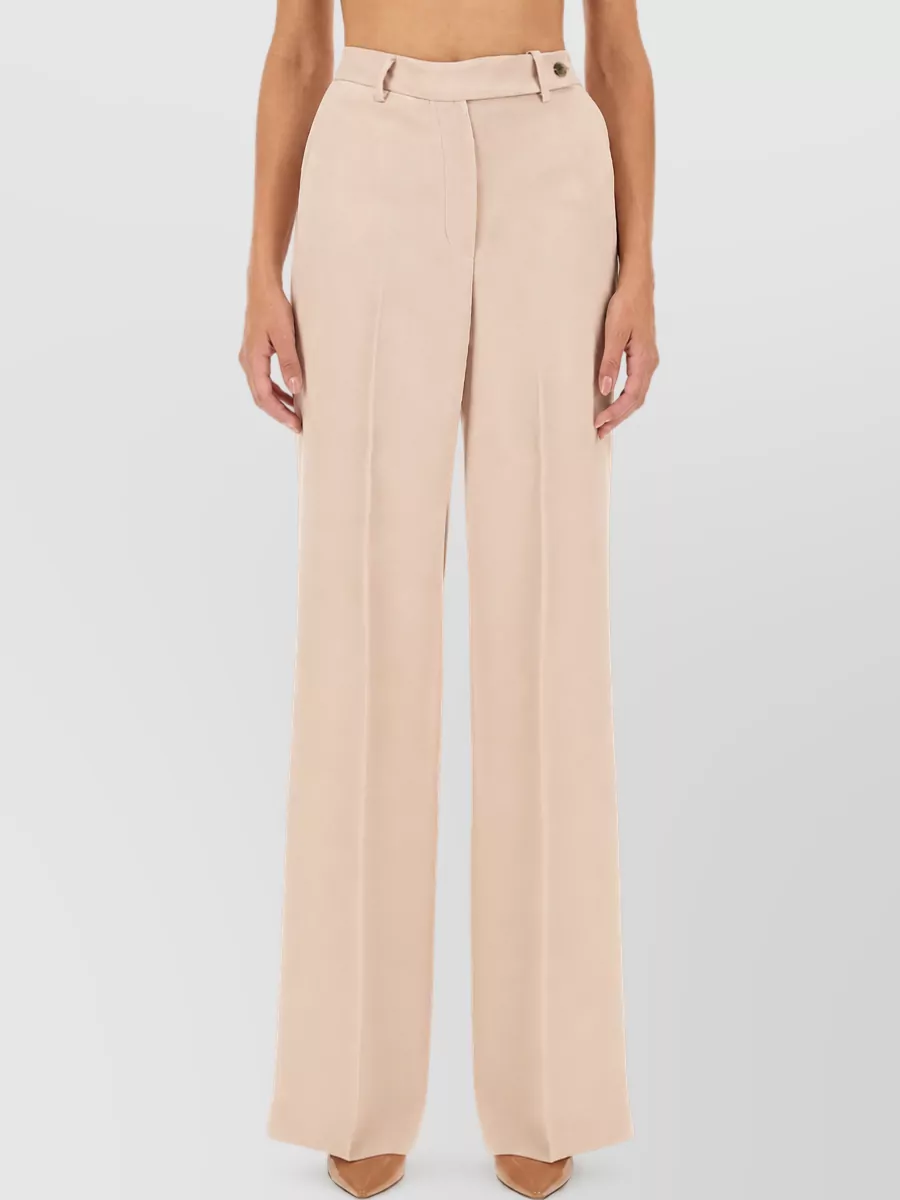 Kiton Satin Wide-Leg Trousers