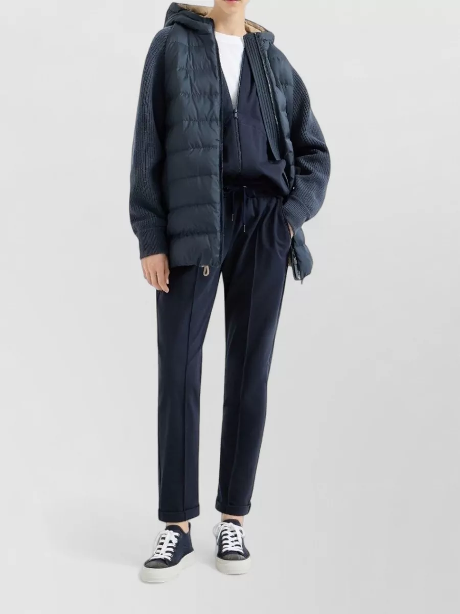 Brunello Cucinelli Down Hooded Short Puffer Jacket