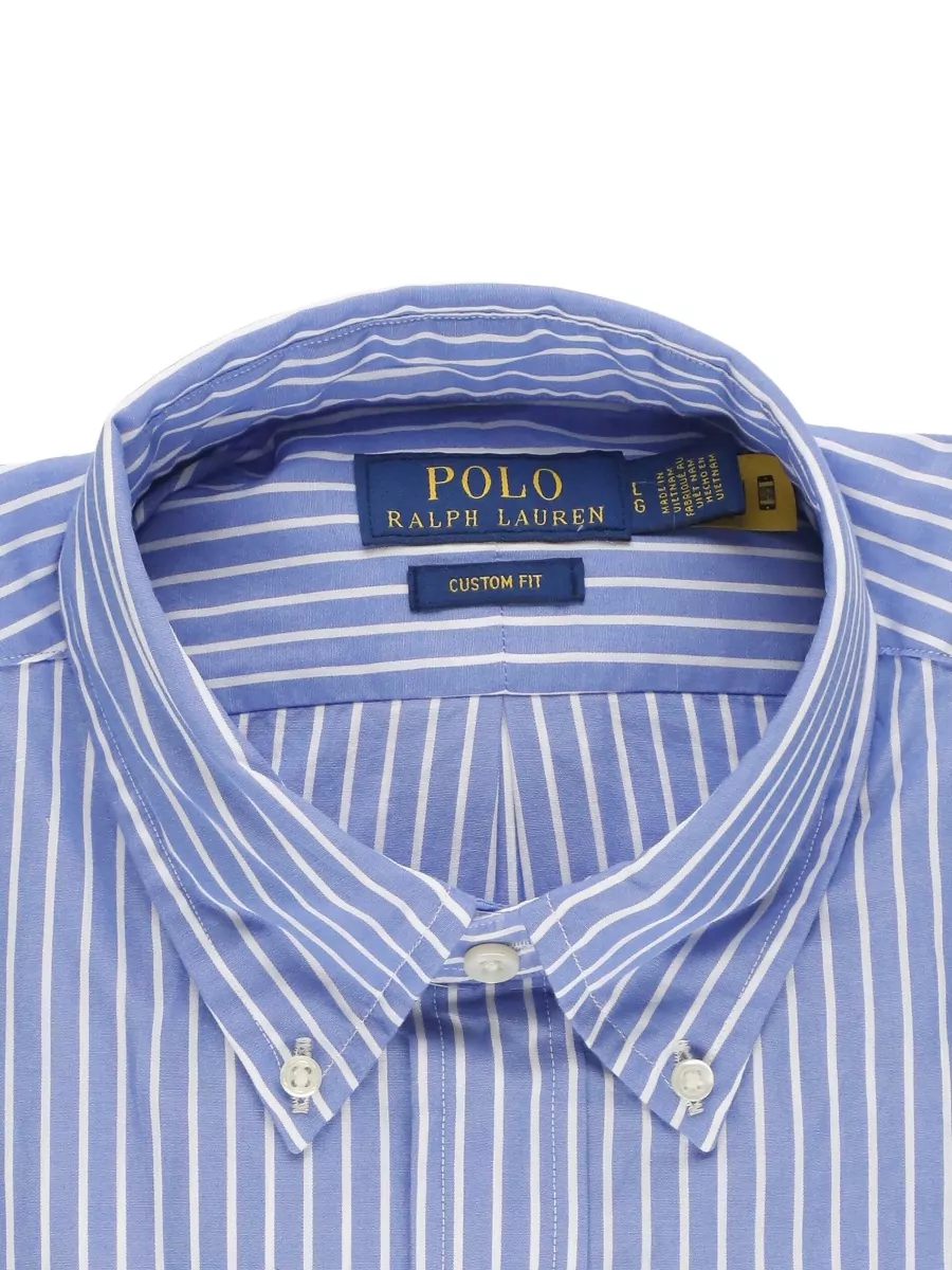 Ralph Lauren Striped Cotton Long-Sleeve Shirt