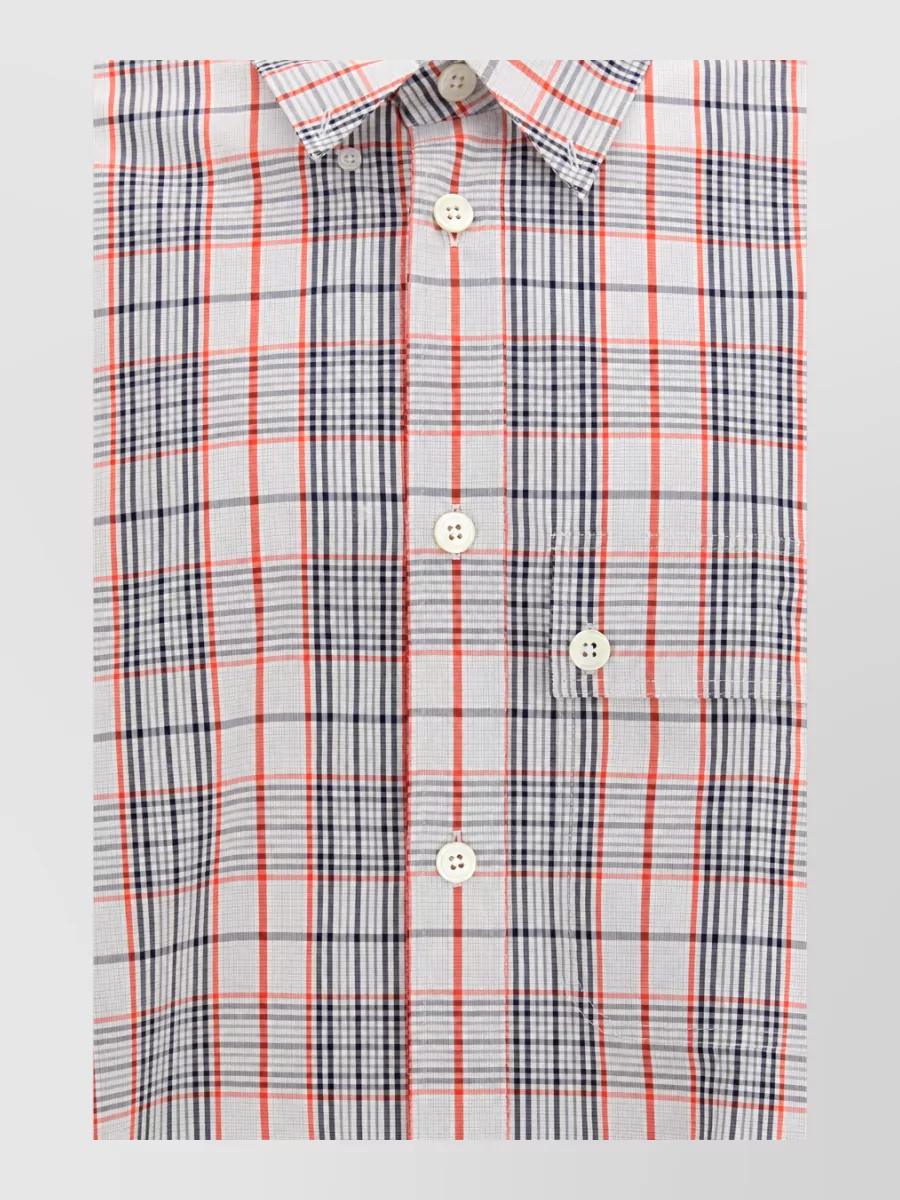 Thom Browne Checked Cotton Shirt