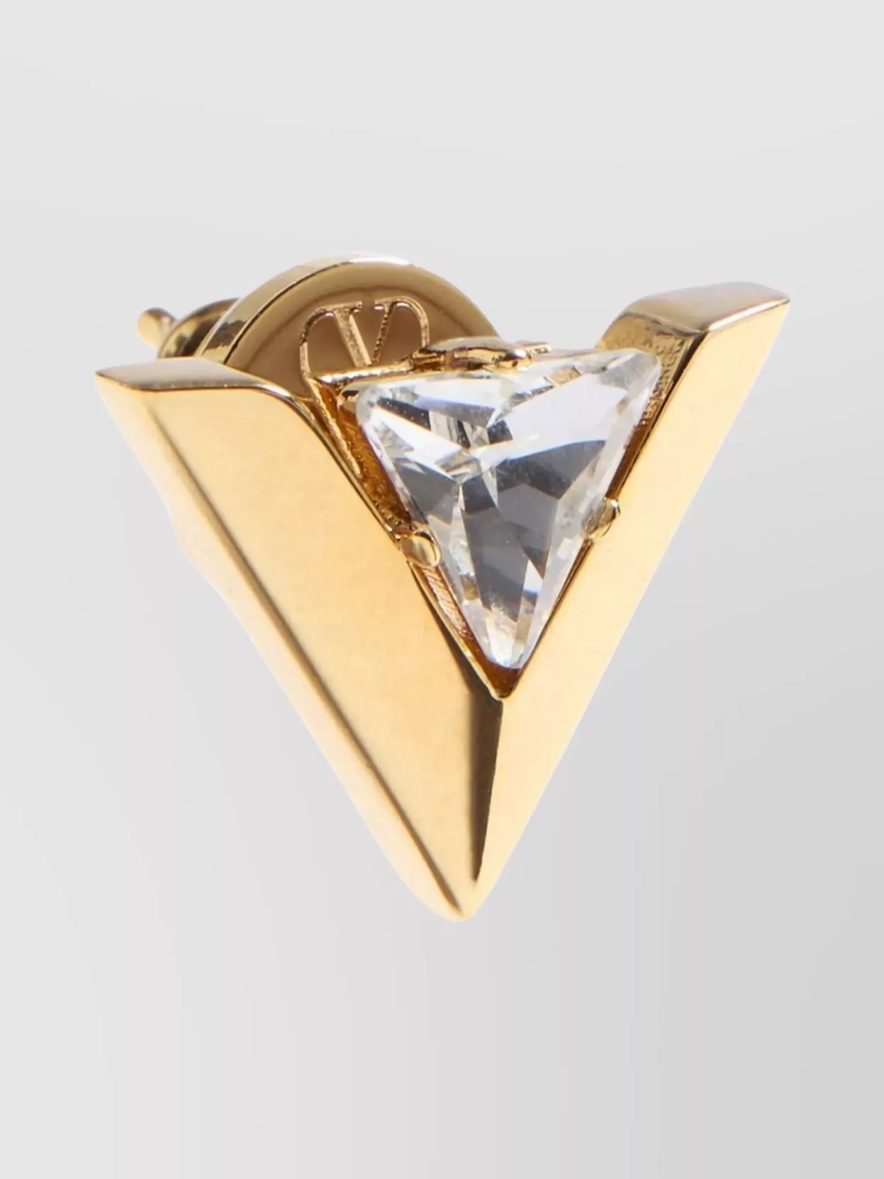 Valentino Garavani Triangular Crystal Stud Earrings