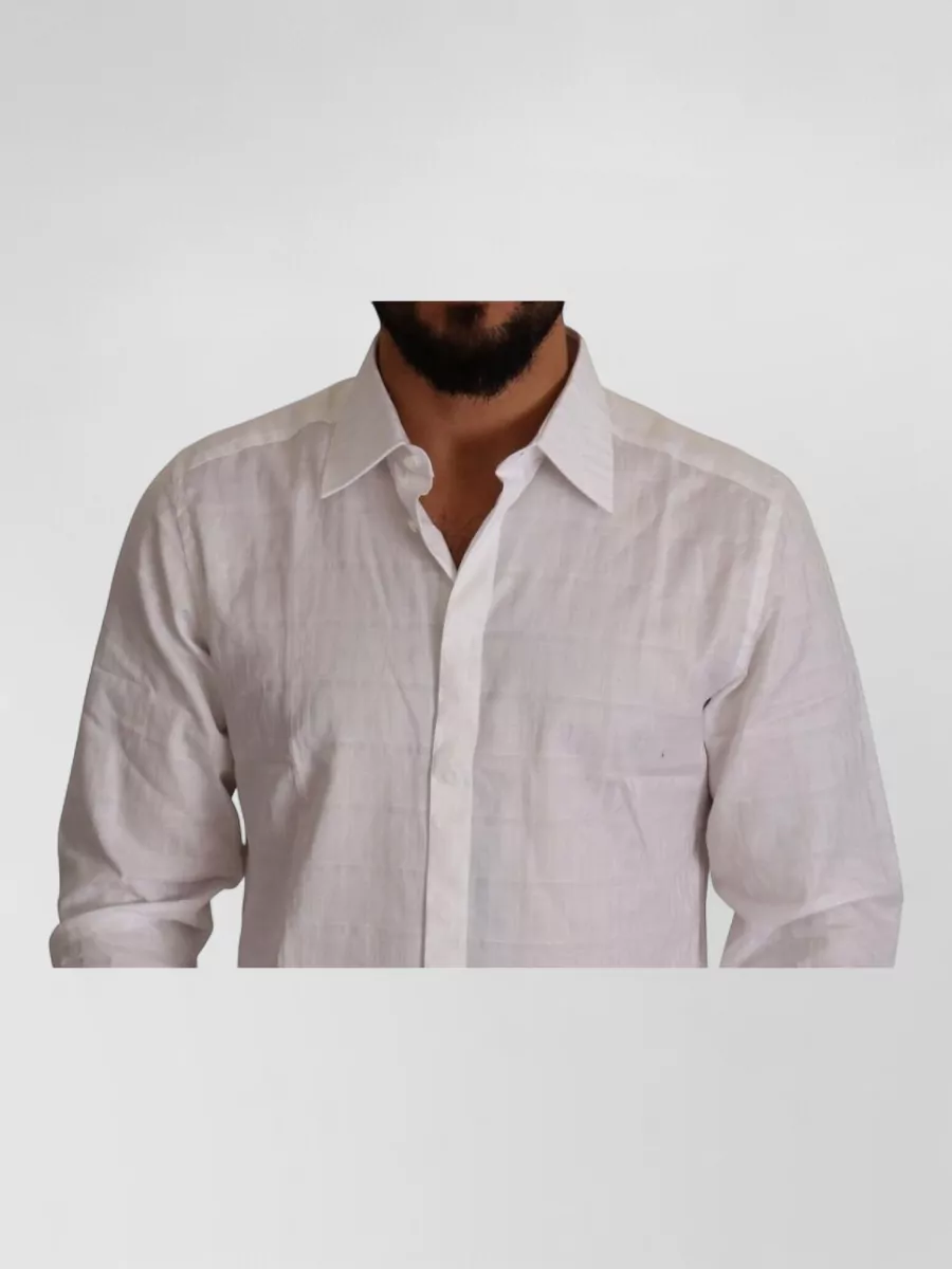 Dolce&Gabbana Cotton Slim-Fit Dress Shirt