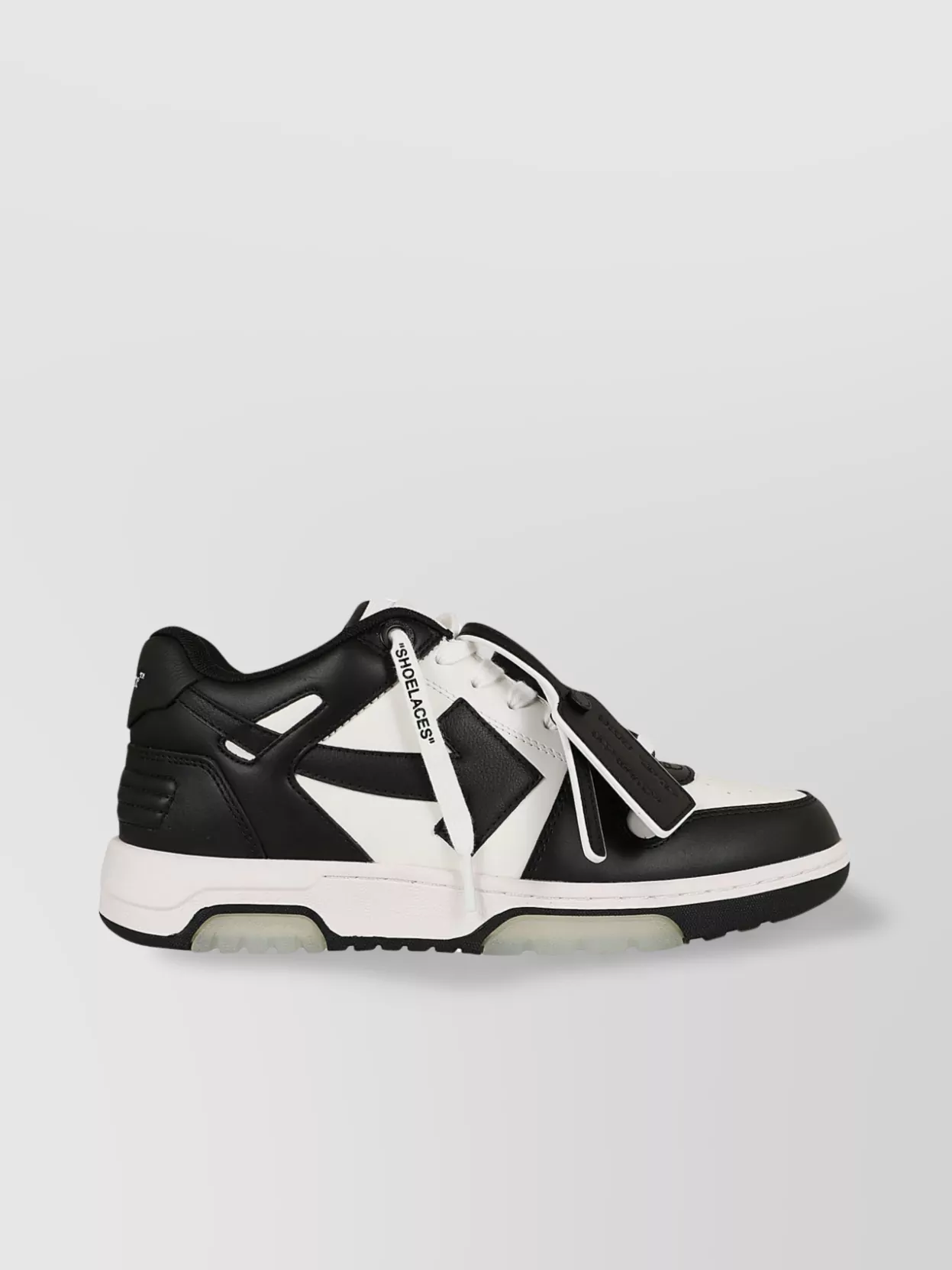 Shop Off-white Out Of Office Leather Sneakers