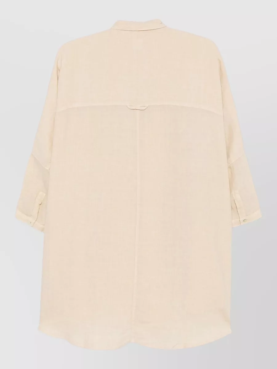 120% Lino Linen Short-Sleeve Shirt