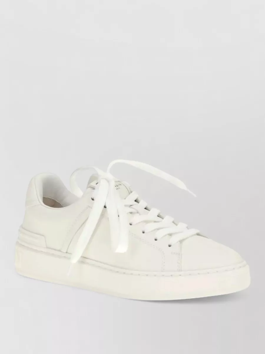 Balmain leather low-top sneakers