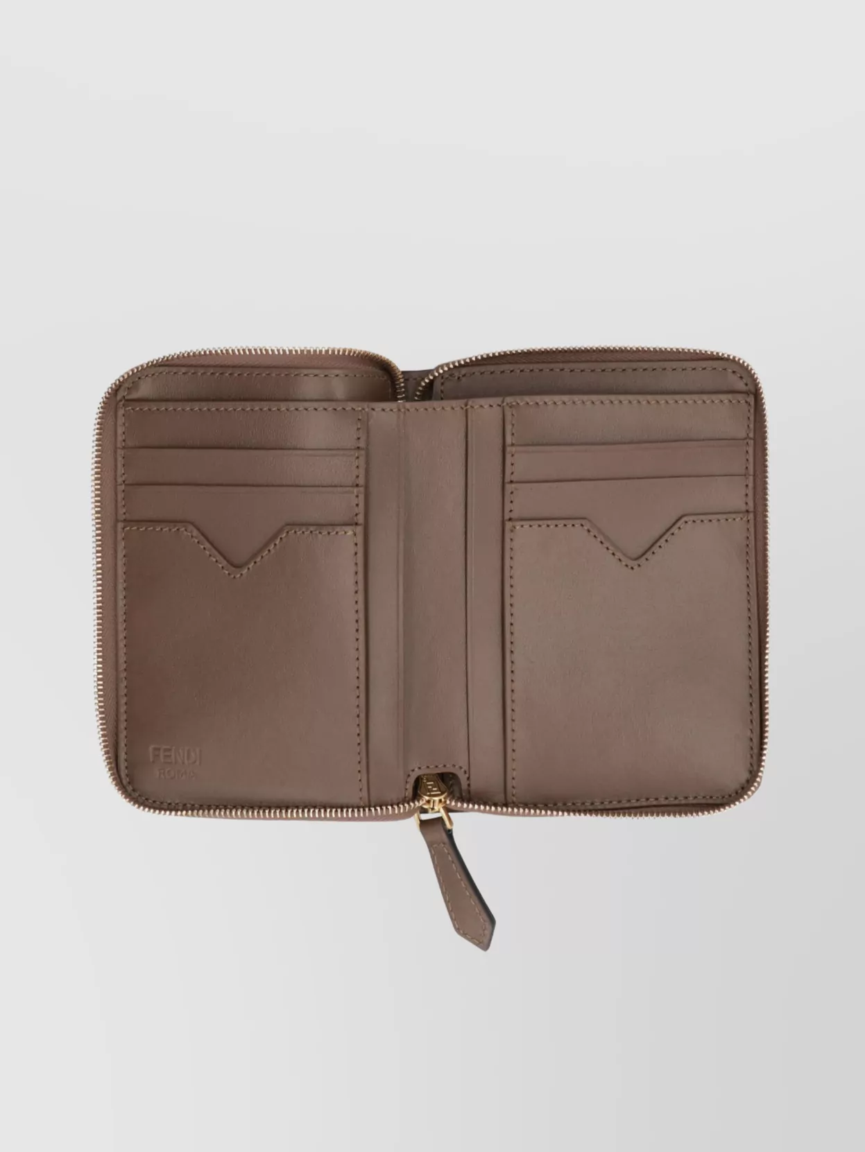 Fendi Medium Ff Diamonds Zip-around Wallet