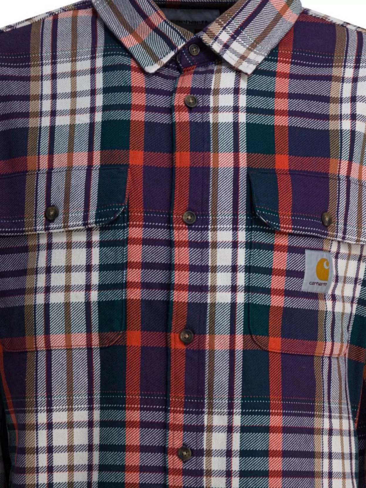 Carhartt Wip Long Sleeve Plaid Shirt Chest Pockets