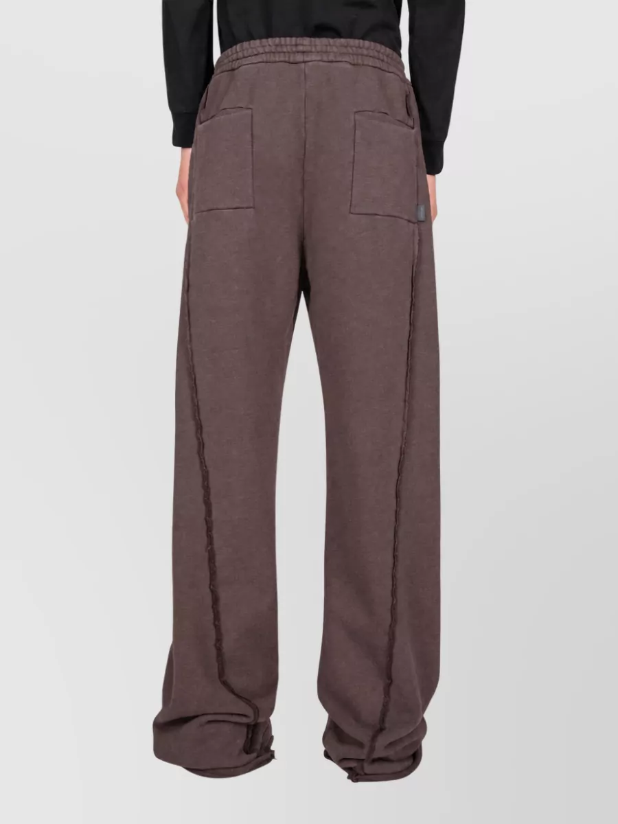 Haikure Cotton Wide-Leg Sweatpants