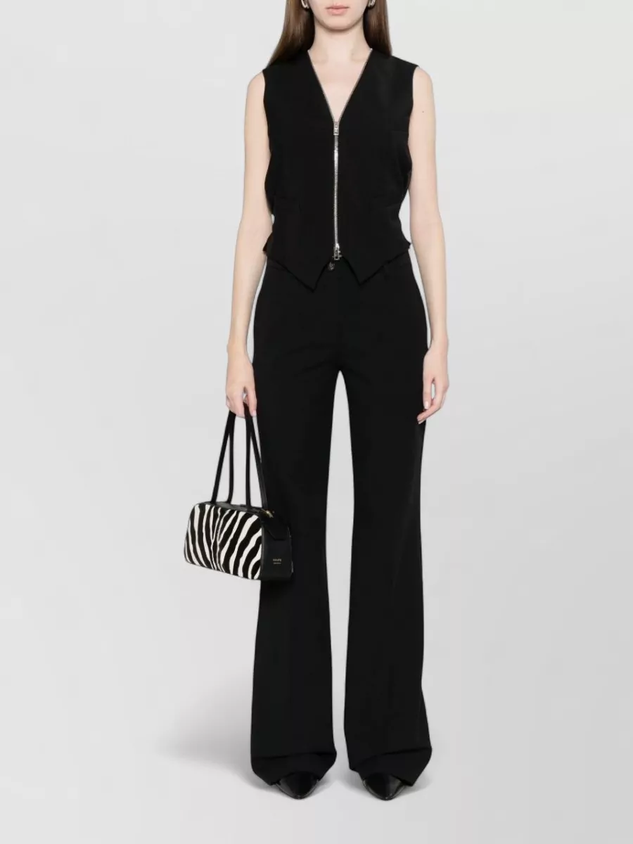 Via Masini 80 Cotton Wide-Leg Trousers