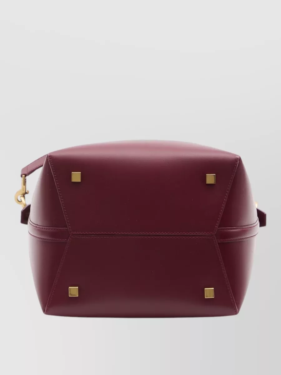 Saint Laurent Le 37 Leather Structured Tote Bag