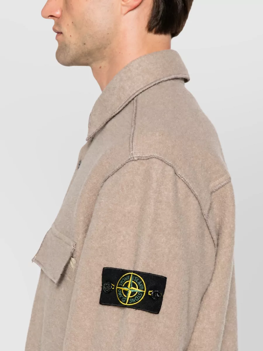 Stone Island Single Breasted Coat
