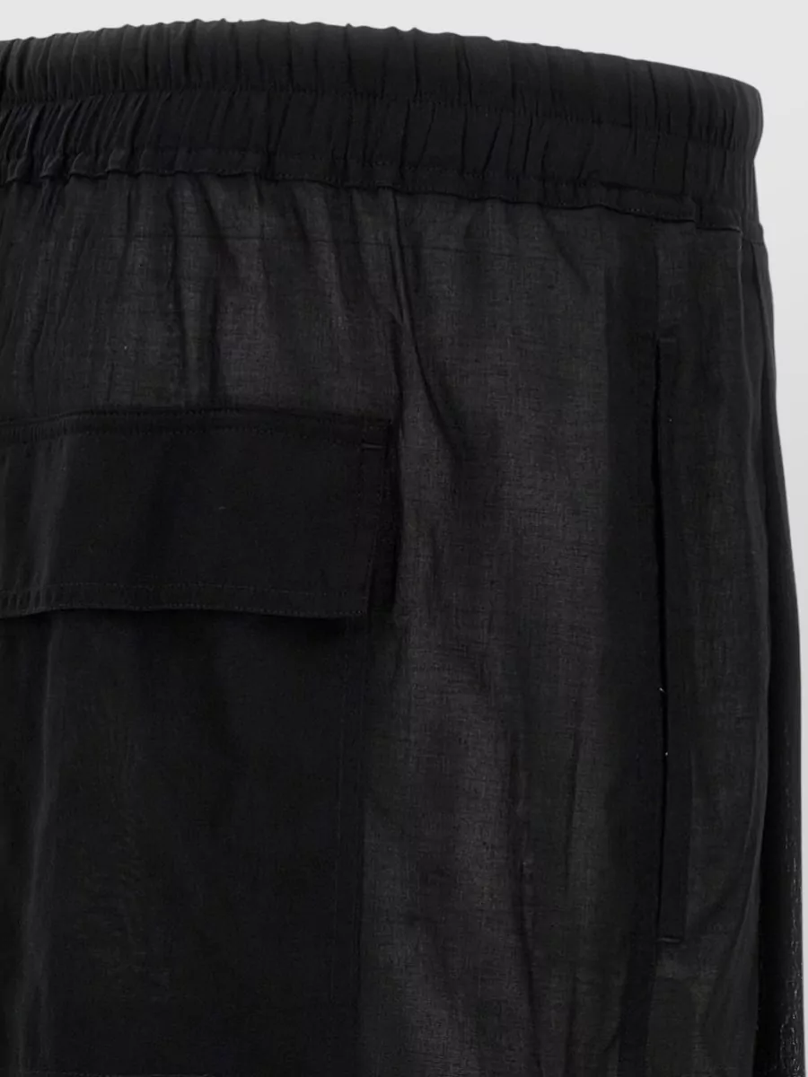 Rick Owens Cotton Cargo Shorts