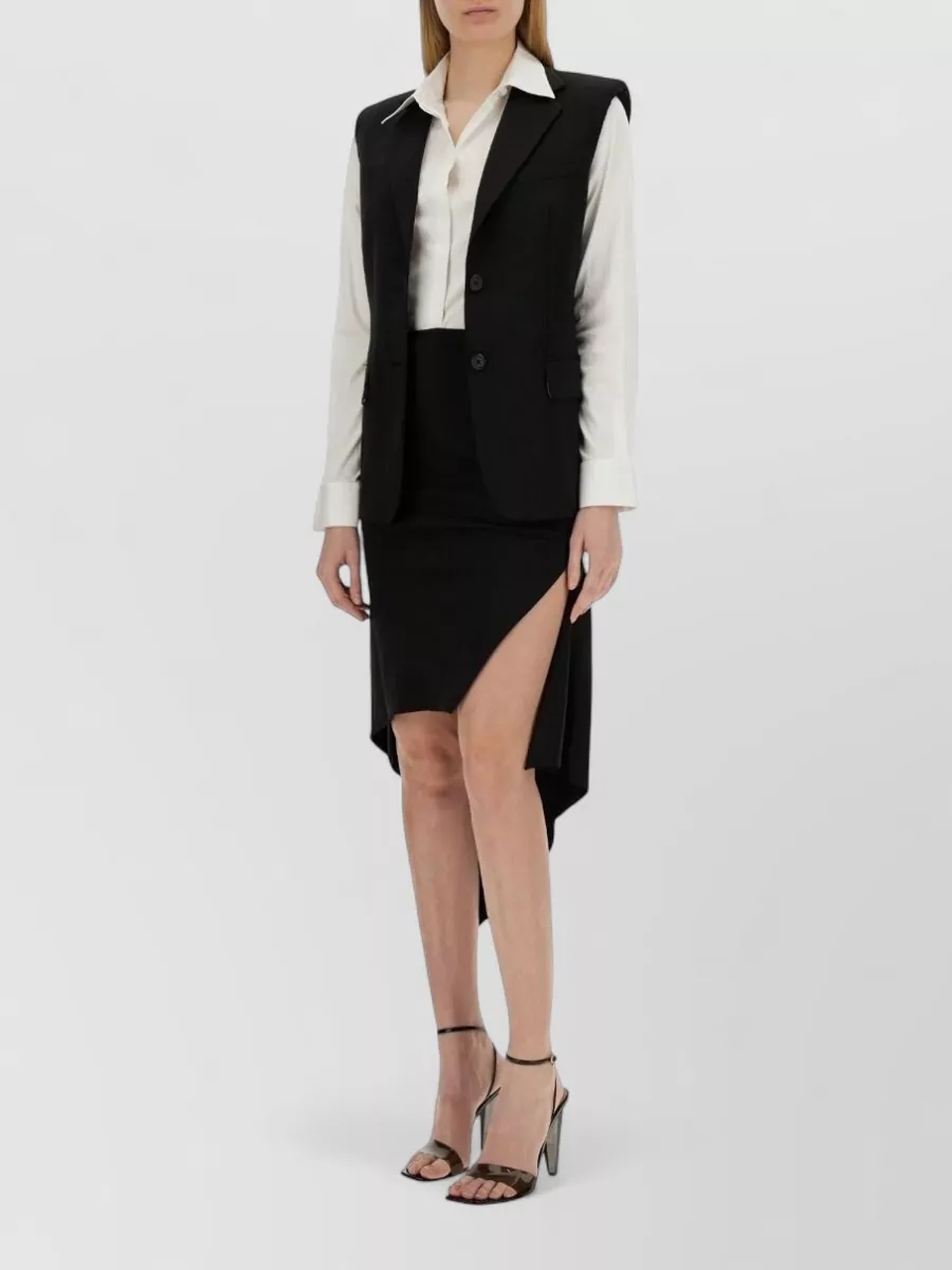 Helmut Lang virgin wool oversized vest
