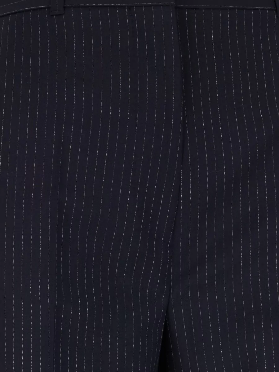 S Max Mara Virgin Wool Tailored Trousers