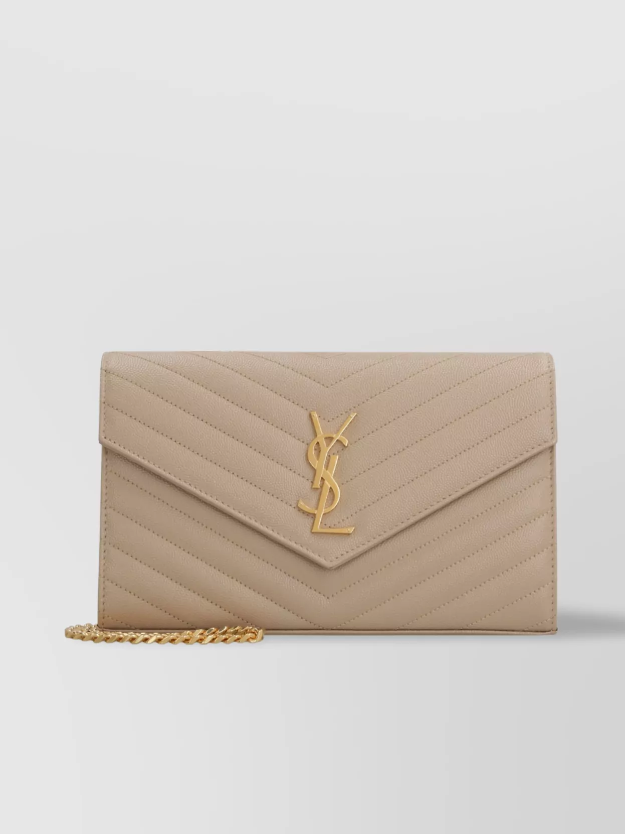 Saint Laurent cassandre quilted calfskin clutch bag