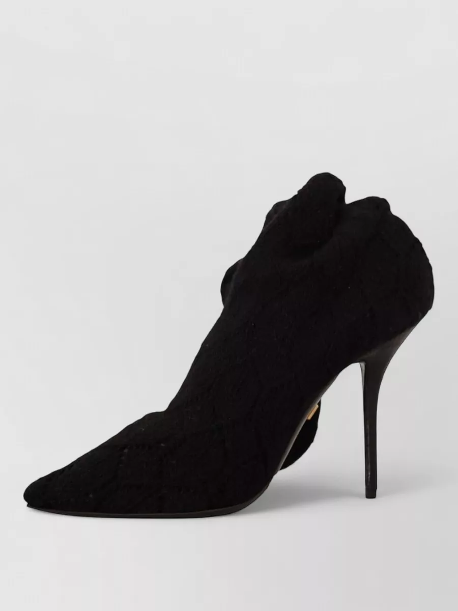 Dolce&Gabbana Stretch Knit Knee-High Sock Boots