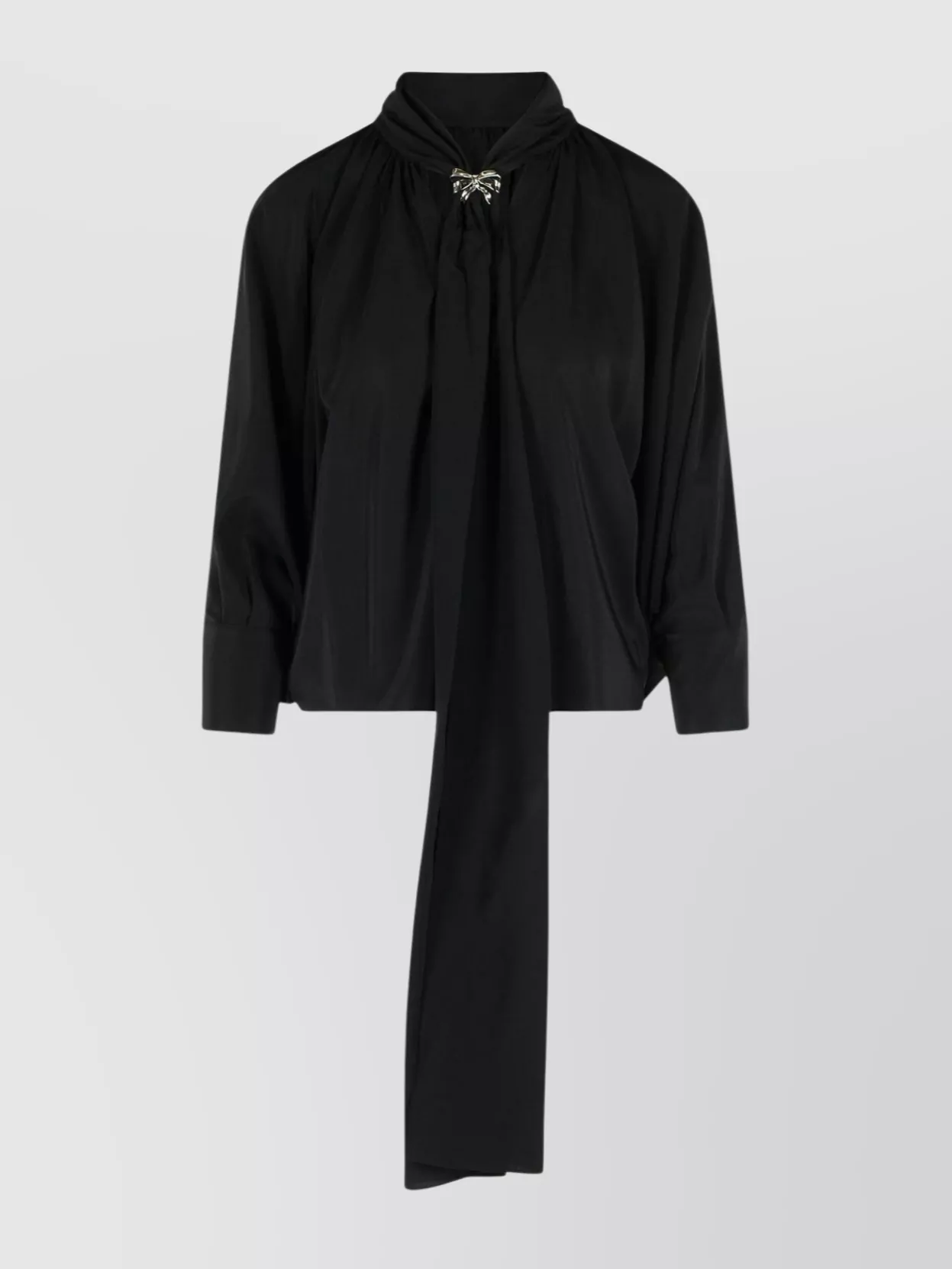 Tシャツ・カットソー MAX MARA Black Wool Mirra Bodysuit Max Mara Wool mirra bodysuit peak lapels | The Fashion Square