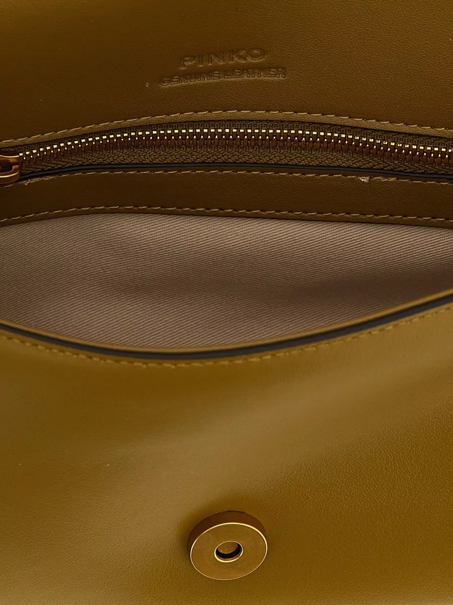 Pinko Love Bag Mini Leather Shoulder Bag