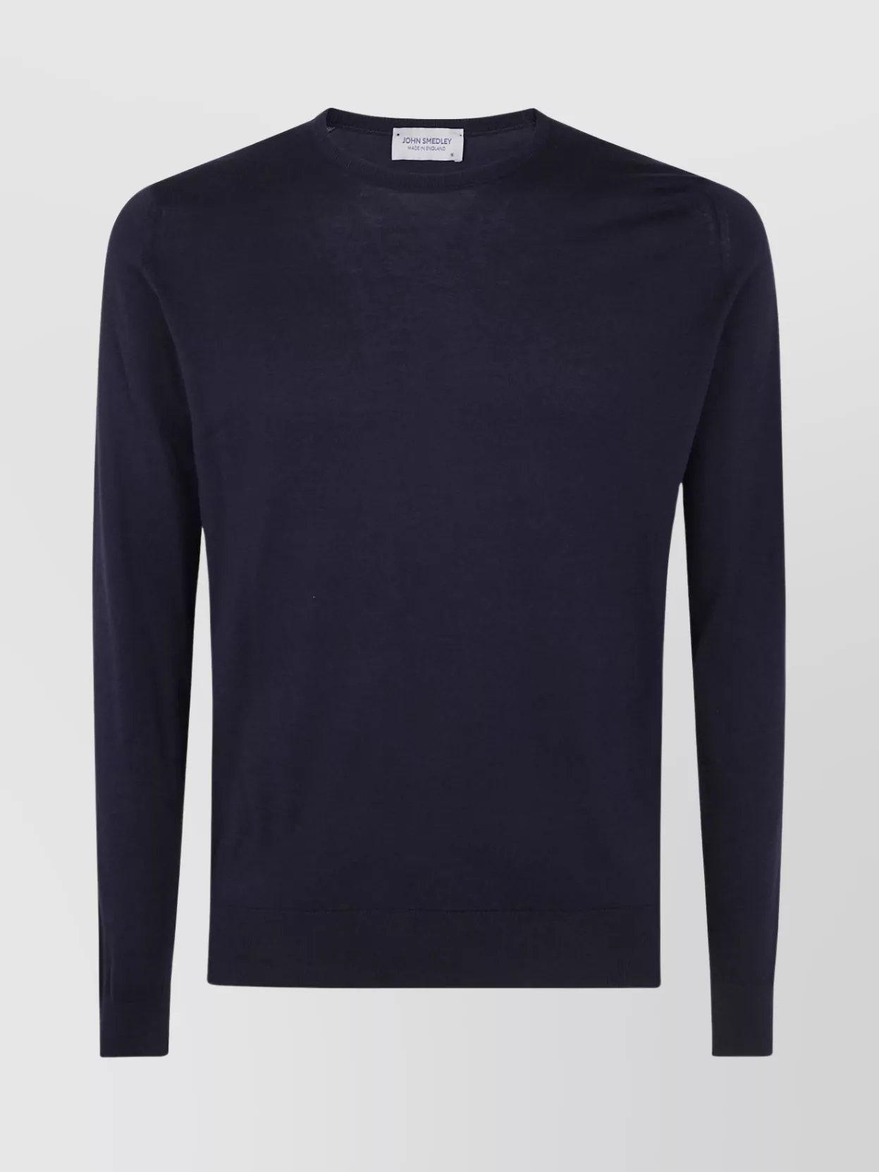 John Smedley Hatfield Long Sleeves Crewneck Pullover In Blue