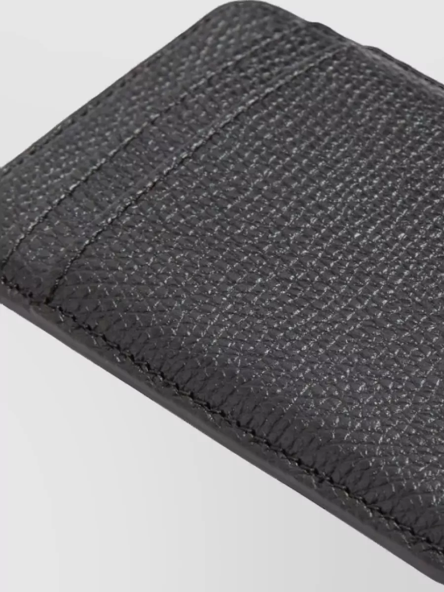 Valentino Garavani Grained Leather Card Case