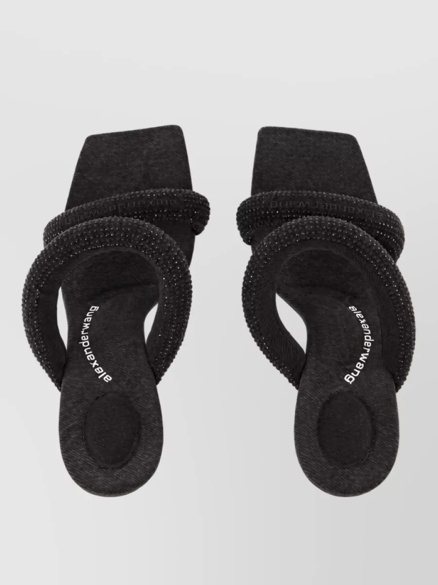 Alexander Wang Leather Tubular Sandals